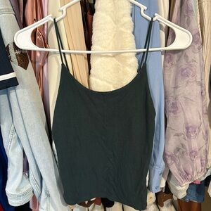 dark green american eagle tank top